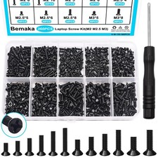 360Pcs Laptop Screws Notebook Computer Tiny Screw Kit 12 Sizes M2 M2.5 M3 Laptop