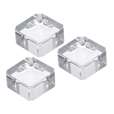 Kristall LED Bildschirme Halter Träger 23x23x13mm 3er Pack