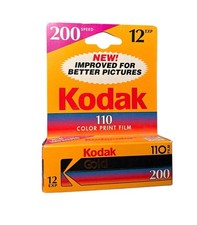 Vintage Kodak Gold 200 110 Film 12 Exp Print USA Expired Unopened