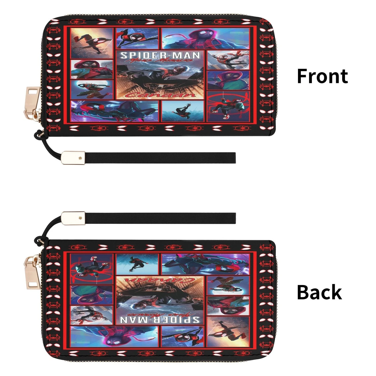 Spider-Man Miles Morales Leather Handbag, Marvel Superhero Bag, Gift