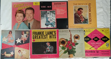 7 LP Big Band Pop Ozzie Harriet Ragtime Glenn Miller Frankie Lane 4 Roses Dance