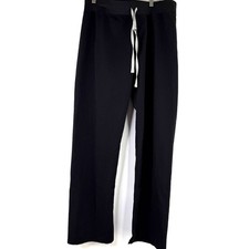 Figs Livingston Basic Black Drawstring Scrubs Scrub Pants Size Medium