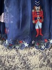 NWT Mini Boden Tulle Skirt, Blue, Size 3-4 YR, Nutcracker Appliqué — photo 6