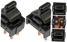Front Left  Right 2-Button Window Switch for Corvette 84-89 GMC Jimmy S15 94 90