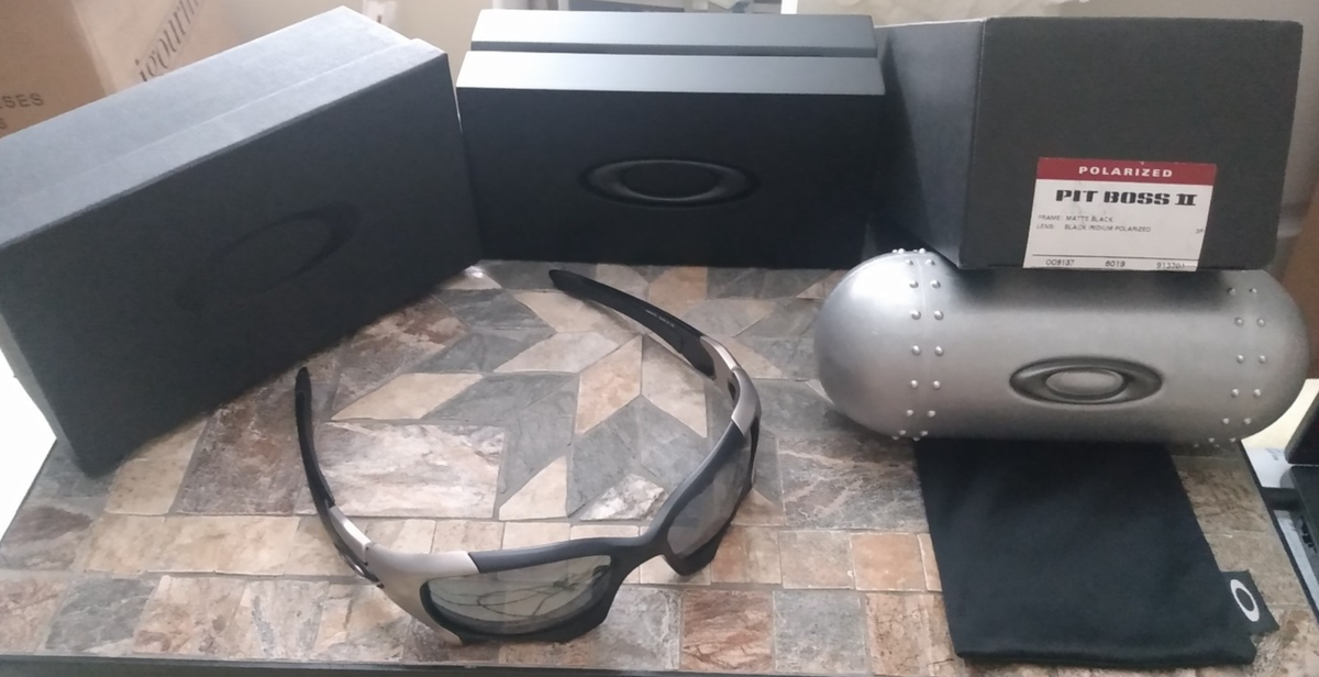 Oakley Oo9137 Pit Boss II Polarized 913701 for sale online | eBay