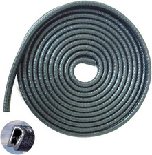 Edge Trim Black Small, Flexible PVC Edge Protector,Rubber U Channel Edge Trim,Fi