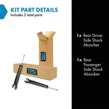 TRQ Rear Shock Set For 2007-2010 Hyundai Elantra