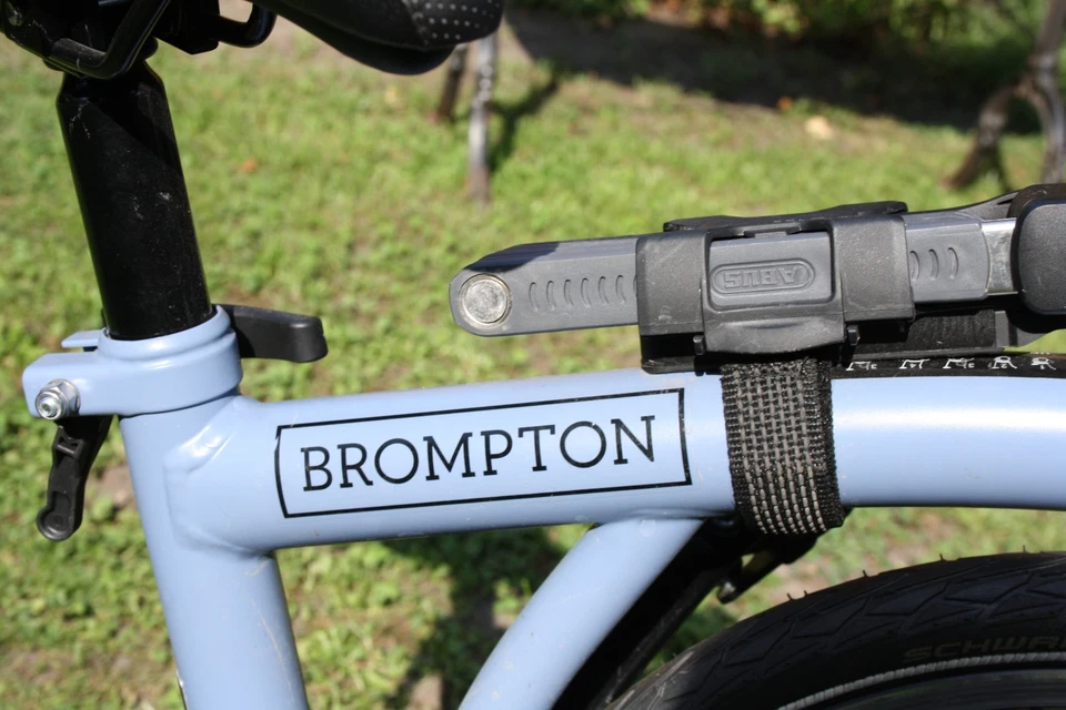 Faltrad Brompton C Line Explore ( 6 Speed) M- Lenker / cloud blue matt - Bild 4 von 4