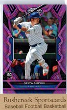 2022 Panini Chronicles #3 Seiya Suzuki RC Rookie /49 Certified Purple