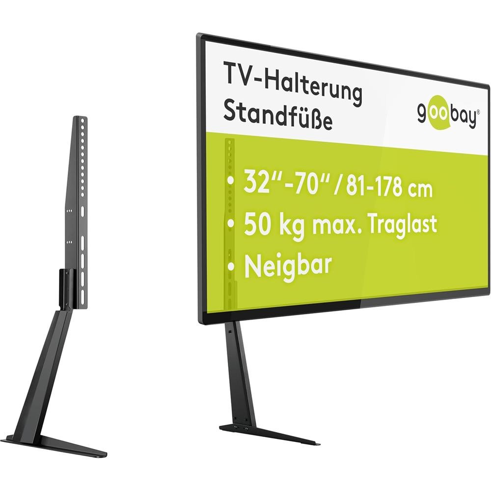 Goobay 58525 TV-Standfüße Halterung 32'' - 70'' 81-178 cm schwarz