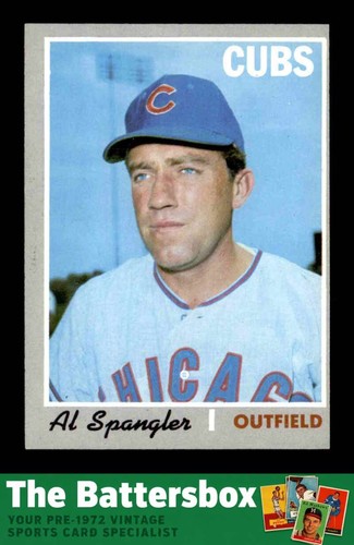 Al Spangler #714 1970 Topps card