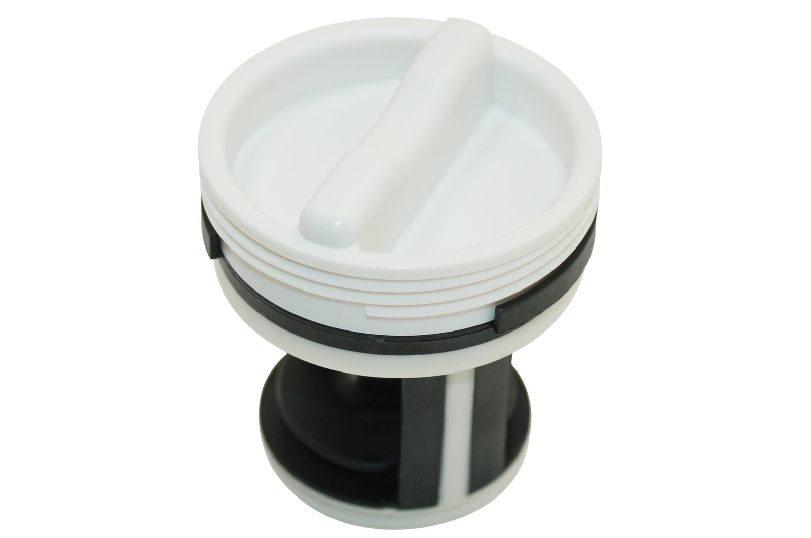 Candy Washing Machine Drain Pump Filter. Genuine part number 41021233 White