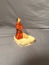 Cendrier Vide Poche Céramique Congrés Caen 1960 Moine Cochon Saint François