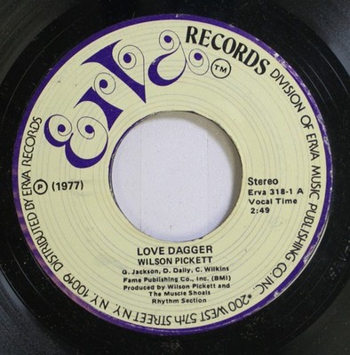Soul 45 Wilson Pickett - Love Dagger / Time To Let The Sun Shine On Me On Erva