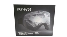 Hurley Visage Snow Goggles OTG Cylindrical Magnetic + Bonus Lens Case Ski Green