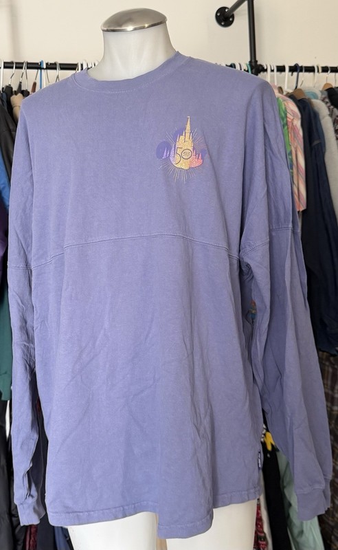 Walt Disney World 50th Anniversary Spirit Jersey Shirt Sz XL Glitter Epcot