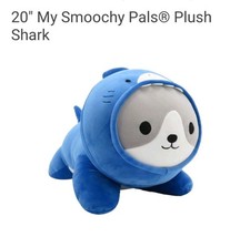 Smoochy Pals Blue Shark Dog Plush Stuffed Animal Cuddle Cute NEW SEALED