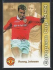 RARE FUTERA PLATINUM 1999- RONNY JOHNSEN - MAN UTD -EUROPEAN CUP TRIBUTE CARD