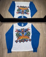 Vintage KIDS / TODDLER 1980s Superman Long Sleeve Shirt Size 12