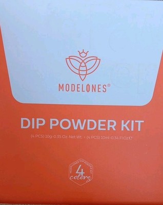 Dip Powder MODELONES 19 Piece Dip Powder Kit, 4 Colors, NIB Sealed
