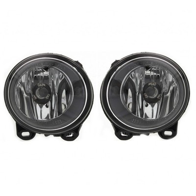 For BMW 550i GT 2010-2015 Fog Light Assembly Driver and Passenger Side Pair