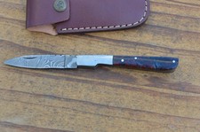coltello pieghevole damascato fatto a mano bellissimo della collezione Aquila 0454