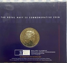 Royal Mint Royal Navy &pound;5 Five Pounds Commemorative Coin 2003 Presentation Pack