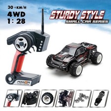 Brand New 4X4 RC Racing Truck 1:28 scale Black and Red , Ready To Roll. RTR