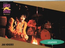 1991 Pro Set SuperStars MusiCards #11 Jimi Hendrix