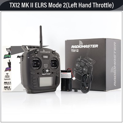 RADIOMASTER TX12 MK II Transmitter 2.4G 16CH  ELRS OpenTX RC Radio Controller