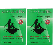 China Slim Tea Bag Dieter's Delight, Large72 Tea Bags -Pack of 2 144 Tea Bags