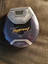 VTG Philips Jogproof Portable CD Player AX5011/17 ESP4 Bass Boost Blue - Works