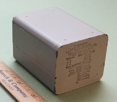 Tested Freed Oscilloscope Transformer: 3BP1, 3BP4, 3JP1, 3JP4, 5CP1A and 5TP4.
