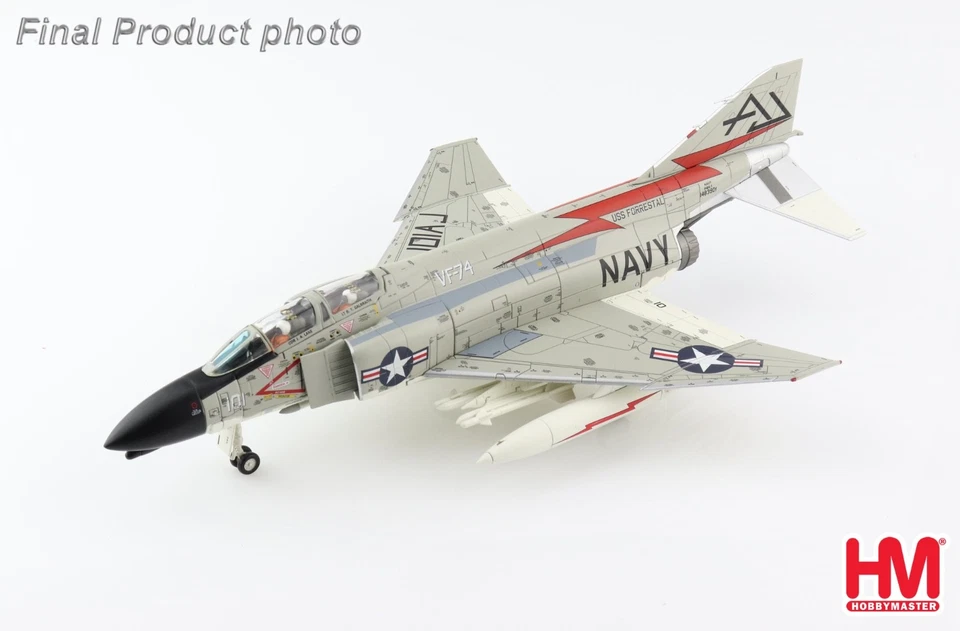 Hobby Master 1:72 HA19031 F-4H-1 (F-4B) Phantom II US Navy VF-74 "Bedevilers" - Image 2 of 4