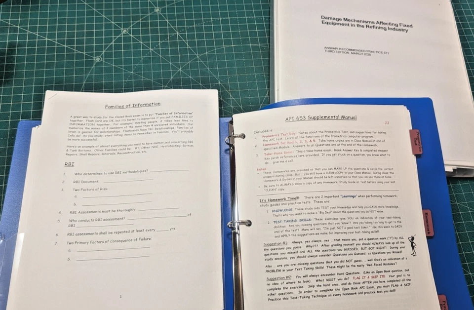 API 653 Training Package Complete with Code Books, Tabs, and Practice Material - Image 3 of 4