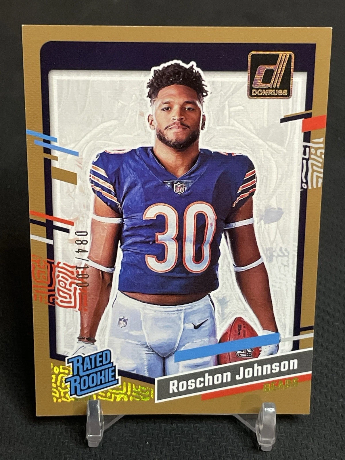 Roschon Johnson Panini Donruss Rated Rookies Portrait #31 Studio Series