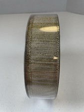 Member's Mark Premium Wired Edge Holiday Ribbon, 1.5 inches x 50 Yards Gold