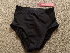 Capezio Black Dance Shorts Briefs Yoga S Small NEW NWT Black