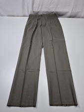 John Alexander Dress Pants Mens 36x37 Gray Wool Pleated Classic Fit NWT Office