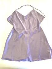 Victoria’s Secret  Chemise Purple / Lavender Crisscross Low Back Lingerie M Y2K