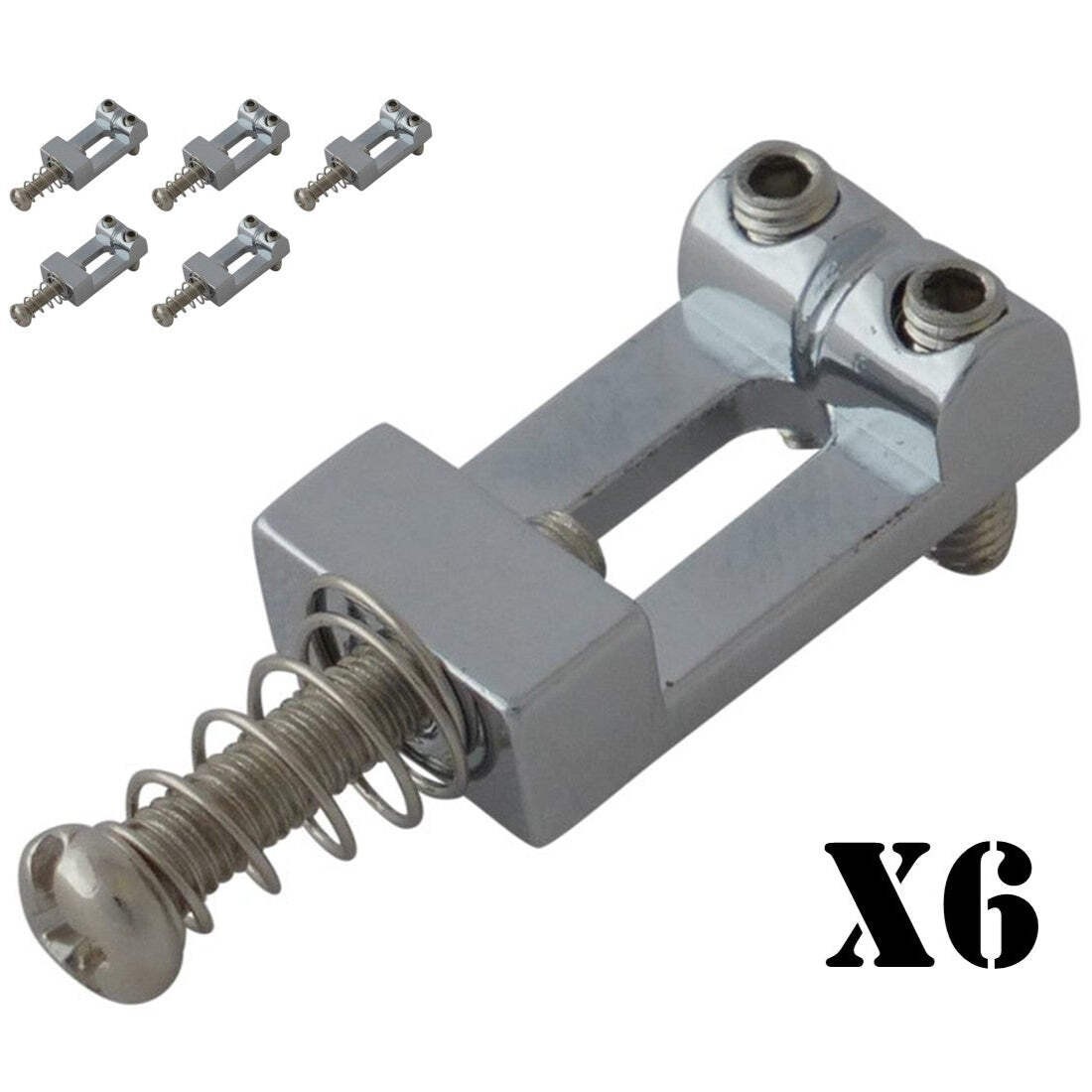 Electric Guitar Bridge Saddles SC Type Set of 6