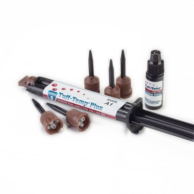 Pulpdent TTP5A2 Tuff-Temp Plus Automix Veneer Crown Bridge Resin Syringe Kit A2