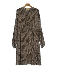 GUCCI Dresses BlackxBrownxIvory(Patterned) 42(Approx. M) 2200640640026