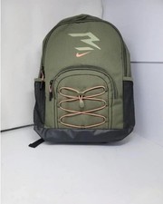 NEW Kids Nike 3BRAND by Russell Wilson Blitz Bungee Backpack OLIVE GREEN 18"