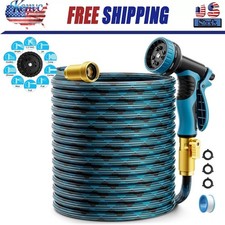 15 75 100ft HEAVY DUTY 3X Stronger Deluxe Expandable Flexible Garden Water Hose