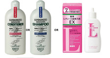 Japan KAMINOMOTO Hair Growth Shampoo/Conditioner 300ml/Treatment150ml