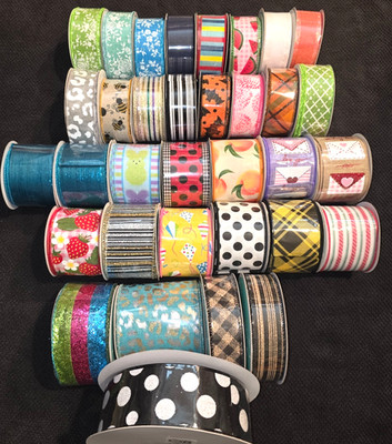 RG RIBBON Wire Edged NEW, Holiday, Casual, Bow, DIY, YOU PICK