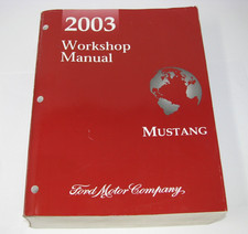2003 Ford Mustang Factory Service Repair Workshop Shop Manual - Used