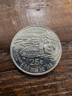 RARE ERROR 2023 D  In Cod We Trust   E ho Mai ka 'ike Quarter