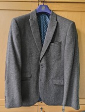 Next Mens Blazer/Jacket Brown with Elbow Patches 42R